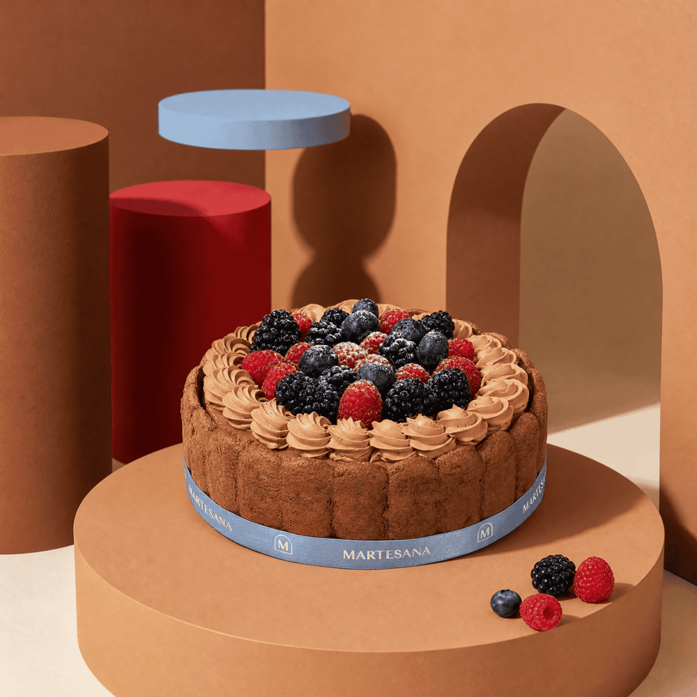 Torta Charlotte al Cioccolato e Frutti di Bosco - immagine 2